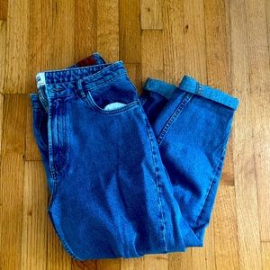 Zara High Waisted Mom Jeans